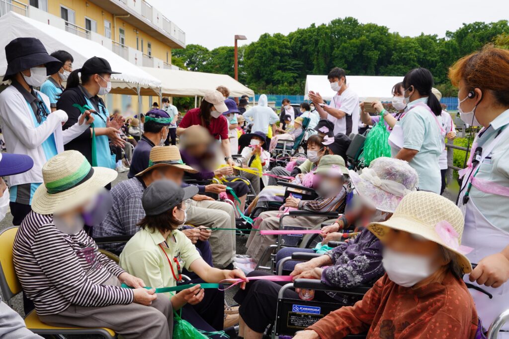 ５月２３日　大運動会を行いました！団体戦、個人競技とプログラムは盛りだくさん！！ご利用者様の笑顔がたくさんありました!(^^)!